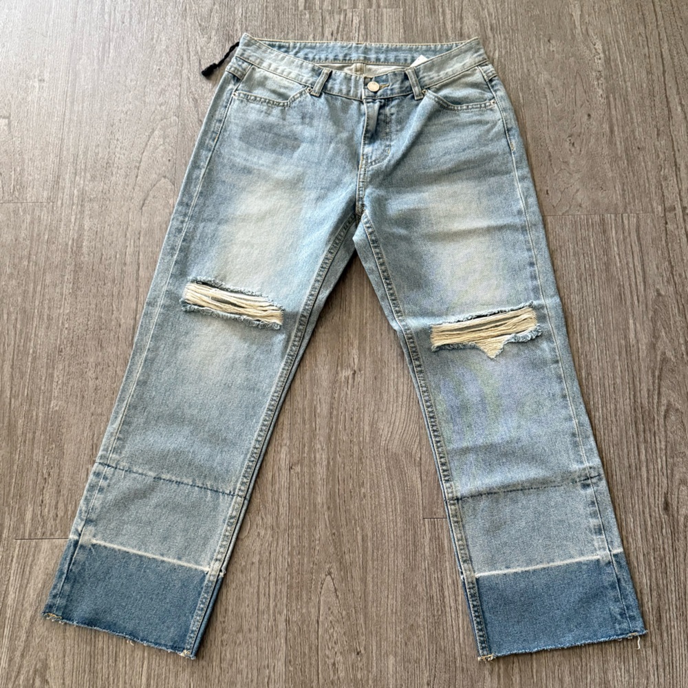 Distressed Water Jeans NWOT